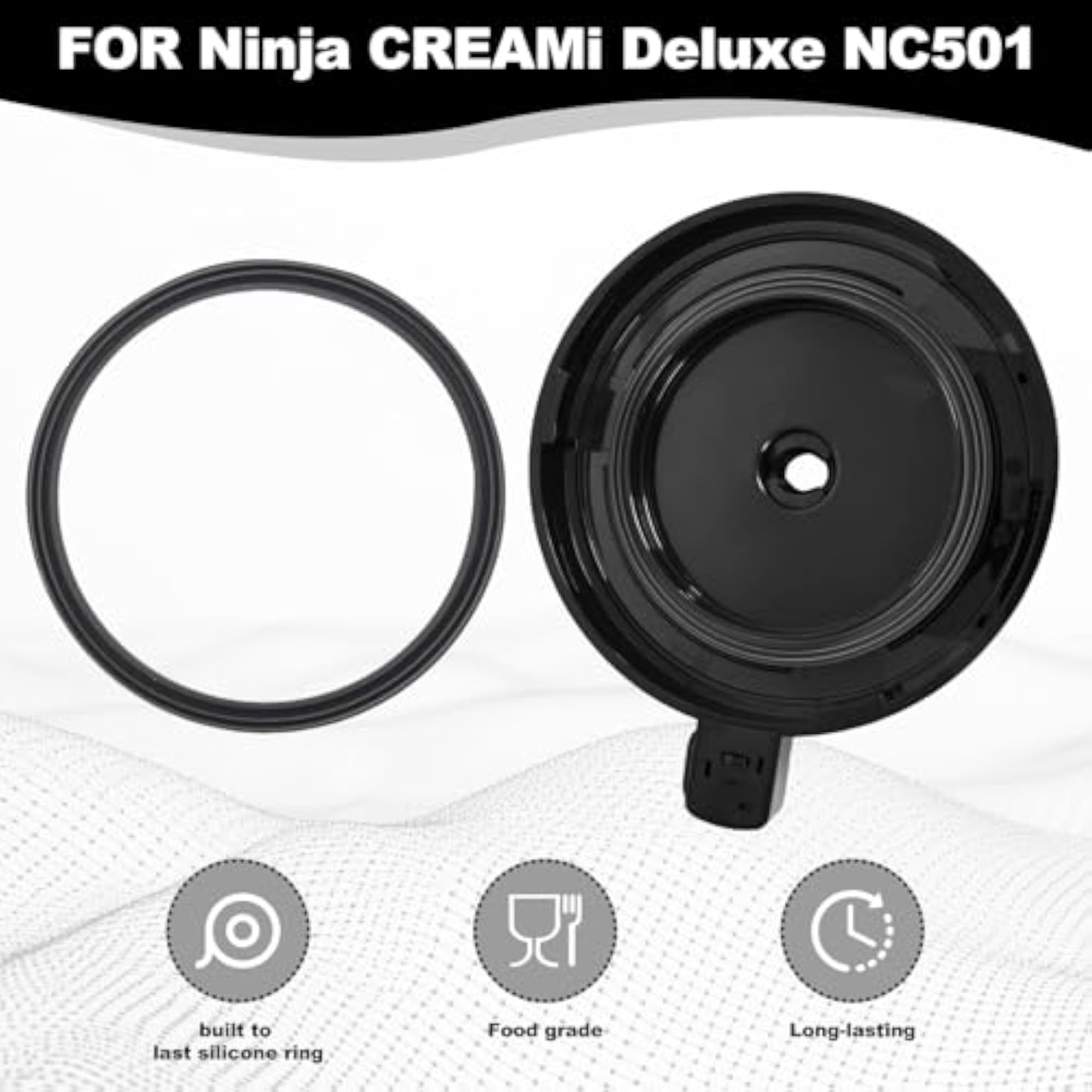 CREAMi Deluxe Ice Cream Maker Outer Bowl Lid